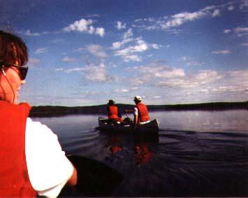 Canoeing on Black Sturgeon Lake